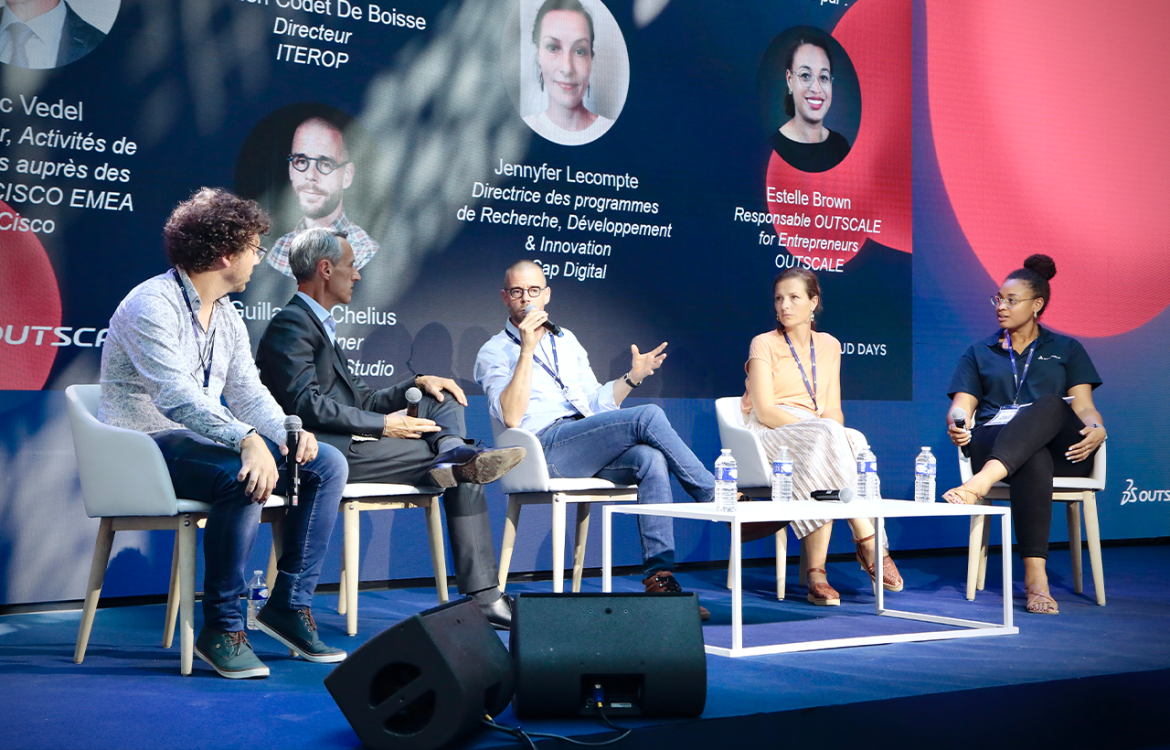 Security and sovereignty: two key drivers for startups - Panel discussion with CISCO, Inria, Cap Digital, Iterop & OUTSCALE at CLOUD DAYS 2023